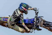 Monster Energy Yamaha Factory MXGP fight through in Latvia